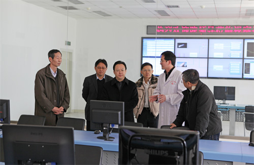 谭铁牛副秘书长到国家授时中心视察指导工作
